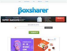 Tablet Screenshot of boxsharer.com